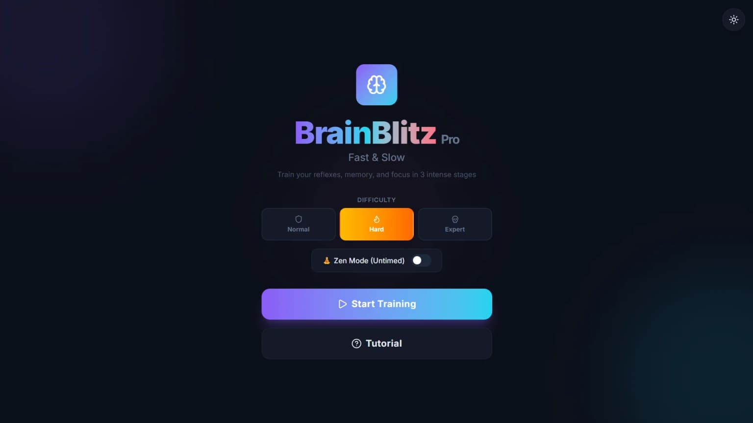 BrainBlitz project screenshot