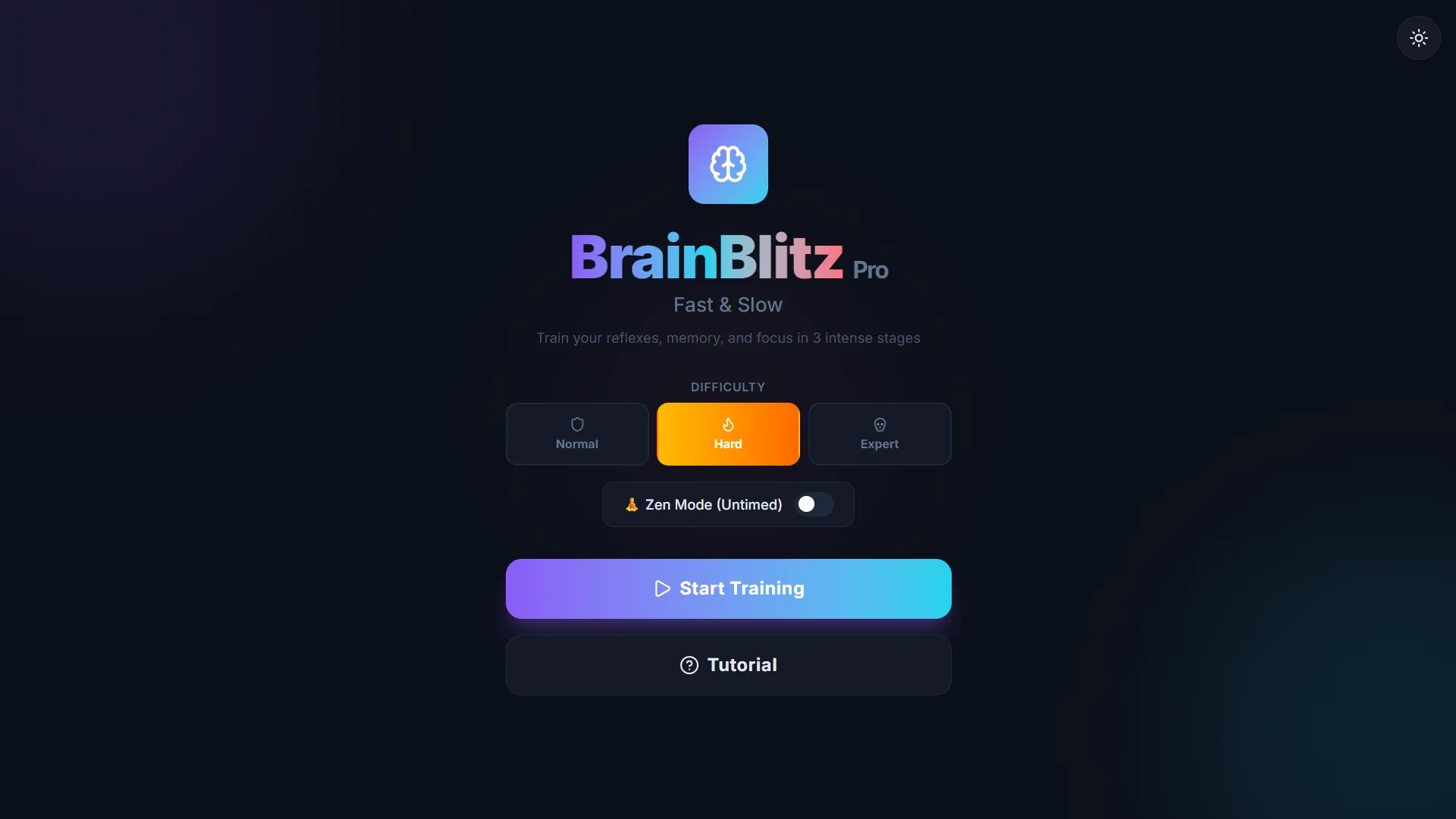 BrainBlitz project screenshot